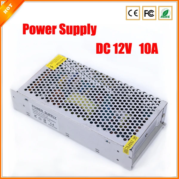 High Quality 12V 10A 120W Switch Switching Power Supply for CCTV camera for Security System 110-240V
High Quality 12V 10A 120W Switch Switching Power Supply for CCTV camera for Security System 110-240V