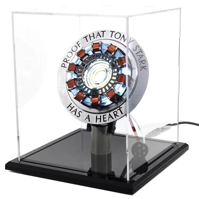 Finished Goods ! 1:1 scale Iron Man Arc Reactor A generation of glowing model MK1 with showcase and LED Light Action Figure Toy
Finished Goods ! 1:1 scale Iron Man Arc Reactor A generation of glowing model MK1 with showcase and LED Light Action Figure Toy