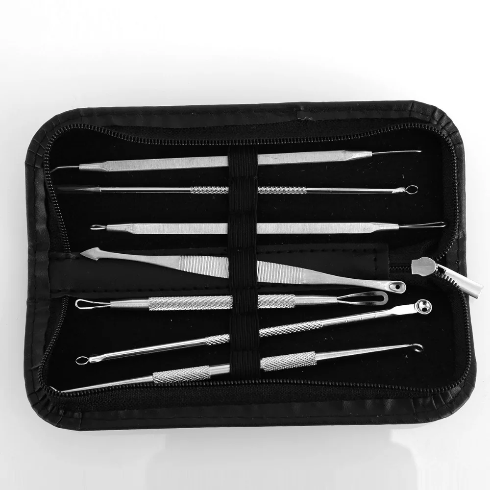 Blackhead Acne Pores Pimple Spots Blemish removal tools Stainless Steel Extractor face care Remover Tool Eye Shadow Applicators
Blackhead Acne Pores Pimple Spots Blemish removal tools Stainless Steel Extractor face care Remover Tool Eye Shadow Applicators