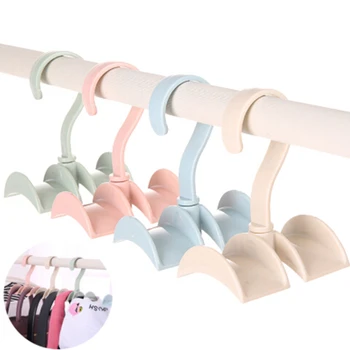 Turned Storage Rack Bag Hanger Without Punch Clothes Plastic Rack Creative Tie Coat Closet Hanger Wardrobe Organizer
Turned Storage Rack Bag Hanger Without Punch Clothes Plastic Rack Creative Tie Coat Closet Hanger Wardrobe Organizer