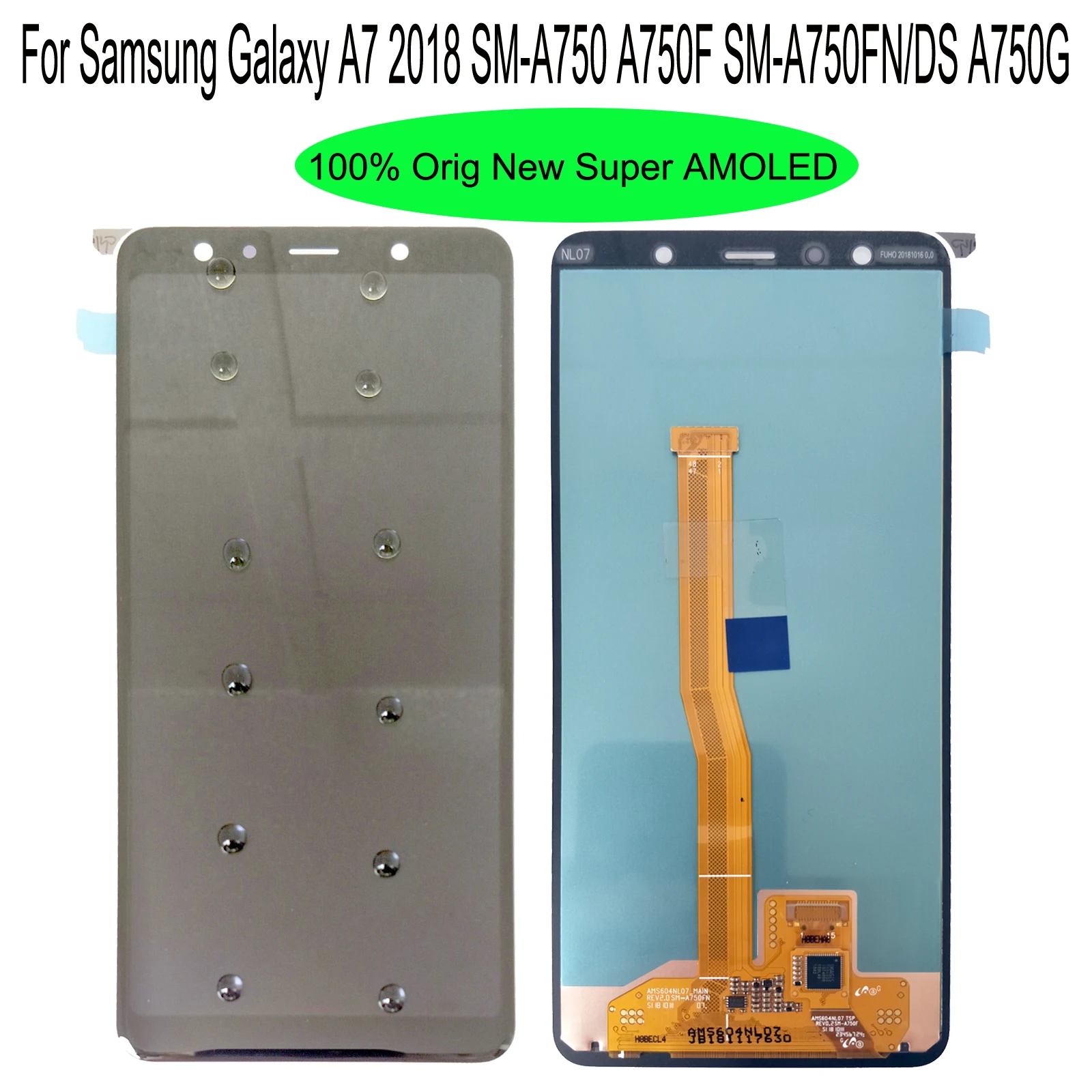 Shyueda 100% Oig New 6" Super AMOLED For Samsung Galaxy A7 2018 SM-A750 A750F SM-A750FN/DS A750G LCD Display Touch Screen
Shyueda 100% Oig New 6" Super AMOLED For Samsung Galaxy A7 2018 SM-A750 A750F SM-A750FN/DS A750G LCD Display Touch Screen