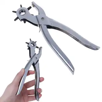 Watchband Strap Household leathercraft Leather Belt Hole Punch Plier Eyelet Puncher Revolve Sewing Machine Bag Setter Tool
Watchband Strap Household leathercraft Leather Belt Hole Punch Plier Eyelet Puncher Revolve Sewing Machine Bag Setter Tool