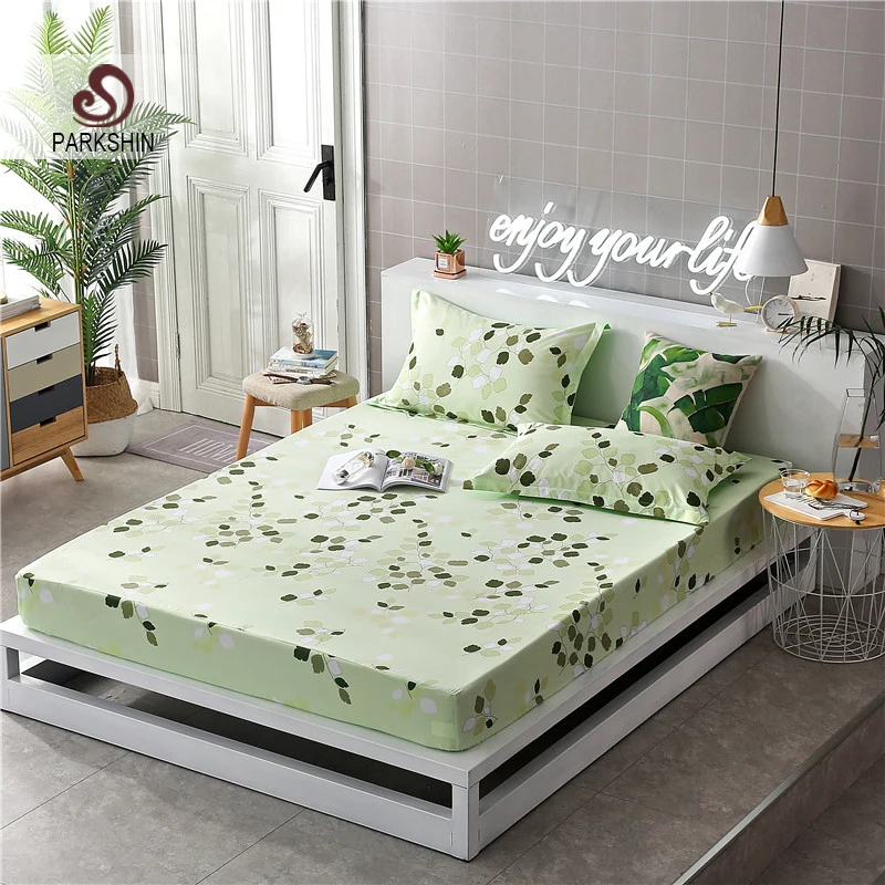 Parkshin 1PCS Green Leaf Nordic Bed Fitted Sheet Corners Bed Sheet On Elastic Band Rubber Sheet Bed Linen Double Single Size
Parkshin 1PCS Green Leaf Nordic Bed Fitted Sheet Corners Bed Sheet On Elastic Band Rubber Sheet Bed Linen Double Single Size