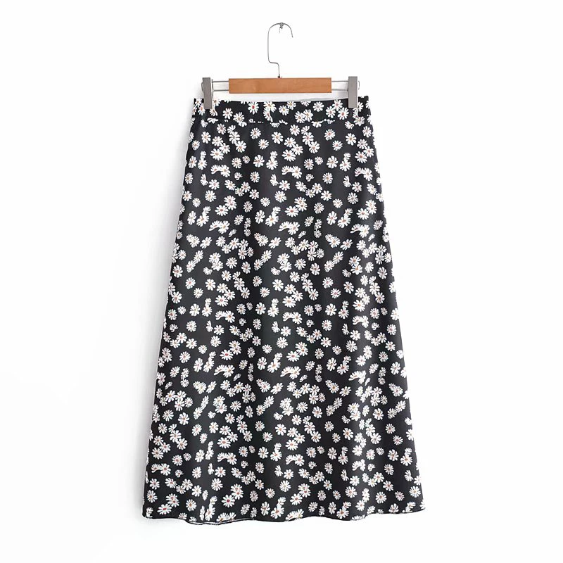 ZXQJ Women Sweet Flower Print Long Za Skirts Spring Summer Chic High Waist A-Line Skirts Ladies Fashion Casual Street-wear
ZXQJ Women Sweet Flower Print Long Za Skirts Spring Summer Chic High Waist A-Line Skirts Ladies Fashion Casual Street-wear