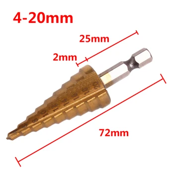 3pcs 3-12mm 4-12mm 4-20mm Step Cone Cutting Tools HSS Steel Titanium Step Drill Bits Steel Woodworking Metal Drilling WIth Bag
3pcs 3-12mm 4-12mm 4-20mm Step Cone Cutting Tools HSS Steel Titanium Step Drill Bits Steel Woodworking Metal Drilling WIth Bag