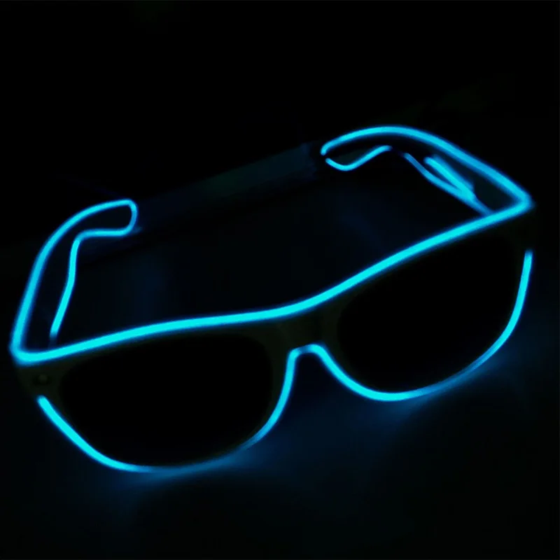 Fashion Women and Men Flashing Glasses EL Wire LED Glasses Halloween Party Eyewear Glow Sunglasses UV400 Drop Shipping F3
Fashion Women and Men Flashing Glasses EL Wire LED Glasses Halloween Party Eyewear Glow Sunglasses UV400 Drop Shipping F3