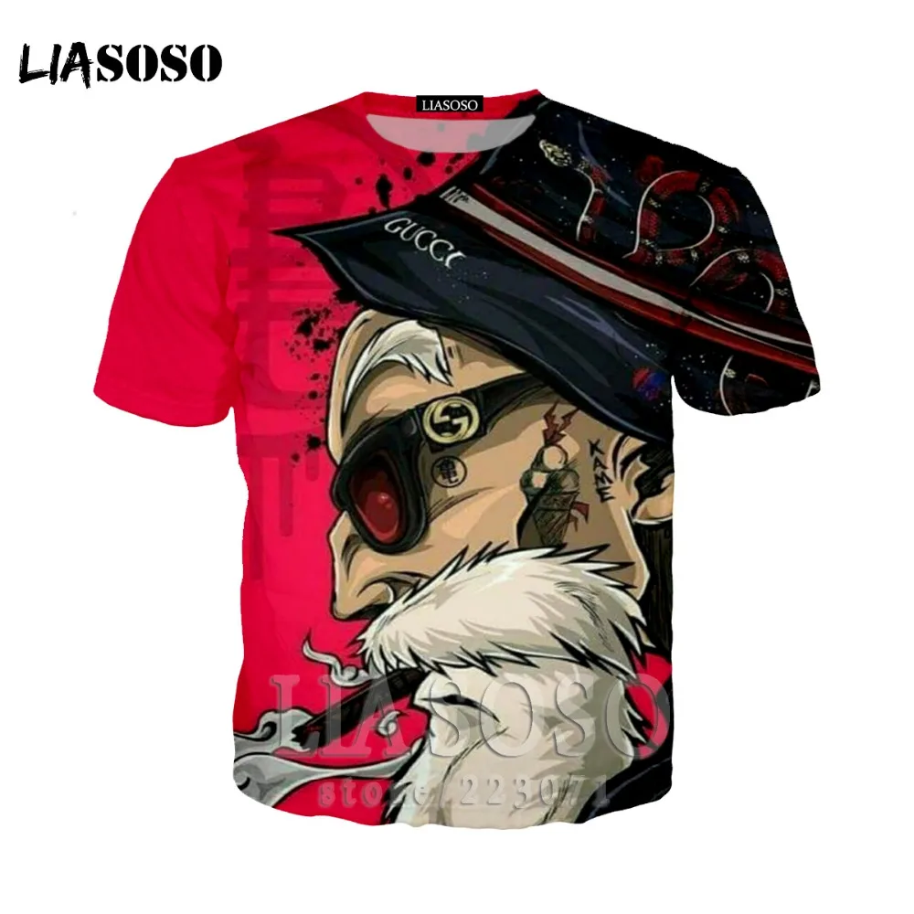 LIASOSO Summer T-Shirts Men Anime Print Dragon Ball 3D tshirt Oogway Tees Master Roshi Men shirt sweatshirt hoodies sw02
LIASOSO Summer T-Shirts Men Anime Print Dragon Ball 3D tshirt Oogway Tees Master Roshi Men shirt sweatshirt hoodies sw02