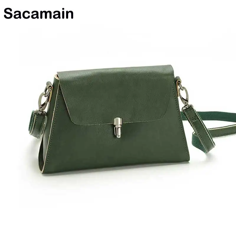 Sacamain Brand Vintage Green&blue Bags Luxury Women Messenger Bag First Layer Cowhide Shoulder Crossbody Bag Ladies
Sacamain Brand Vintage Green&blue Bags Luxury Women Messenger Bag First Layer Cowhide Shoulder Crossbody Bag Ladies