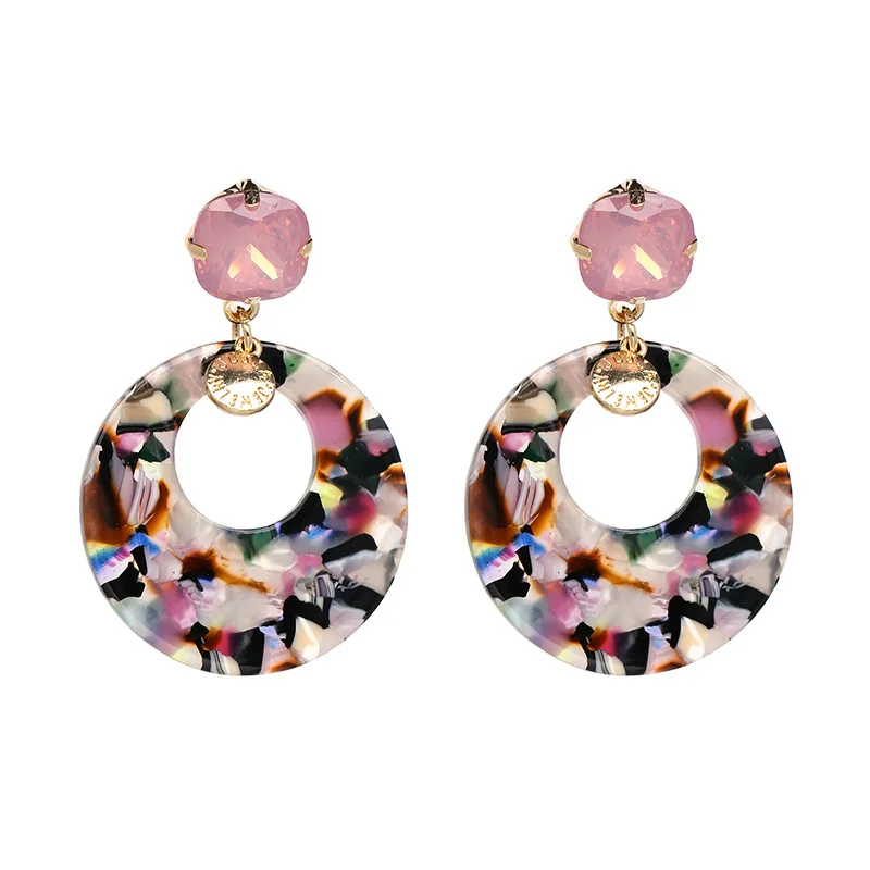 Shiny Side New Fashion Brand Jewelry Bohemian pierced acrylic Stud Earrings for Women round Earrings Accessories
Shiny Side New Fashion Brand Jewelry Bohemian pierced acrylic Stud Earrings for Women round Earrings Accessories