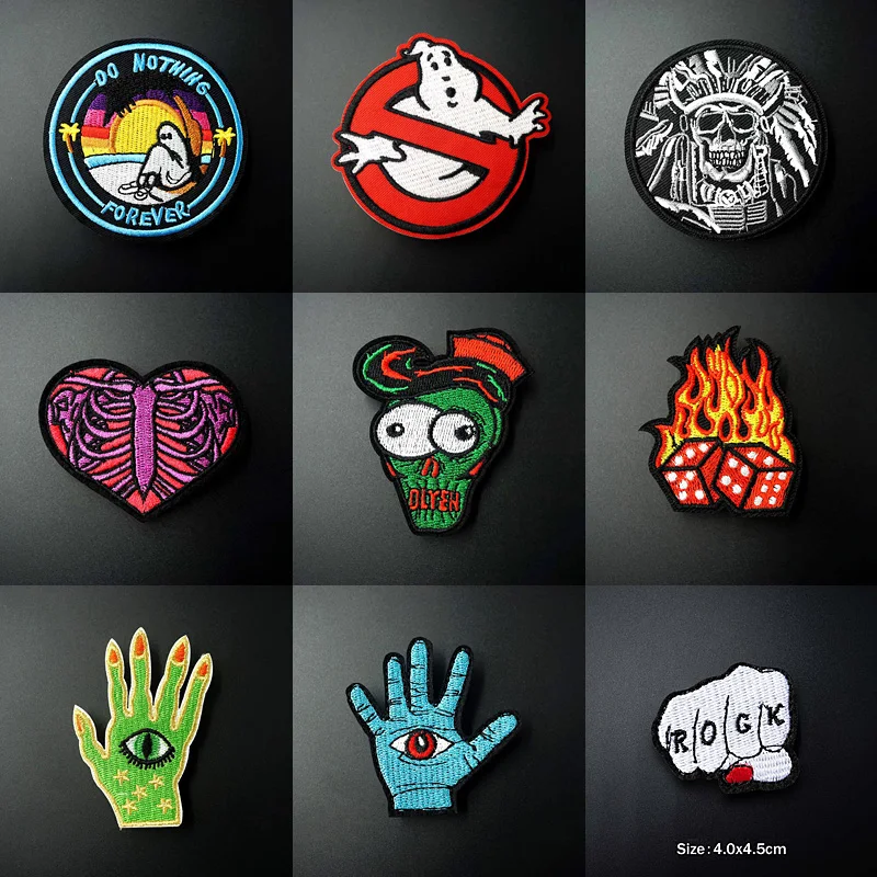 Ghost Death Skull Hand Patch Badges Embroidered Applique Sewing Iron On Badge Clothes Garment Apparel Accessories
Ghost Death Skull Hand Patch Badges Embroidered Applique Sewing Iron On Badge Clothes Garment Apparel Accessories