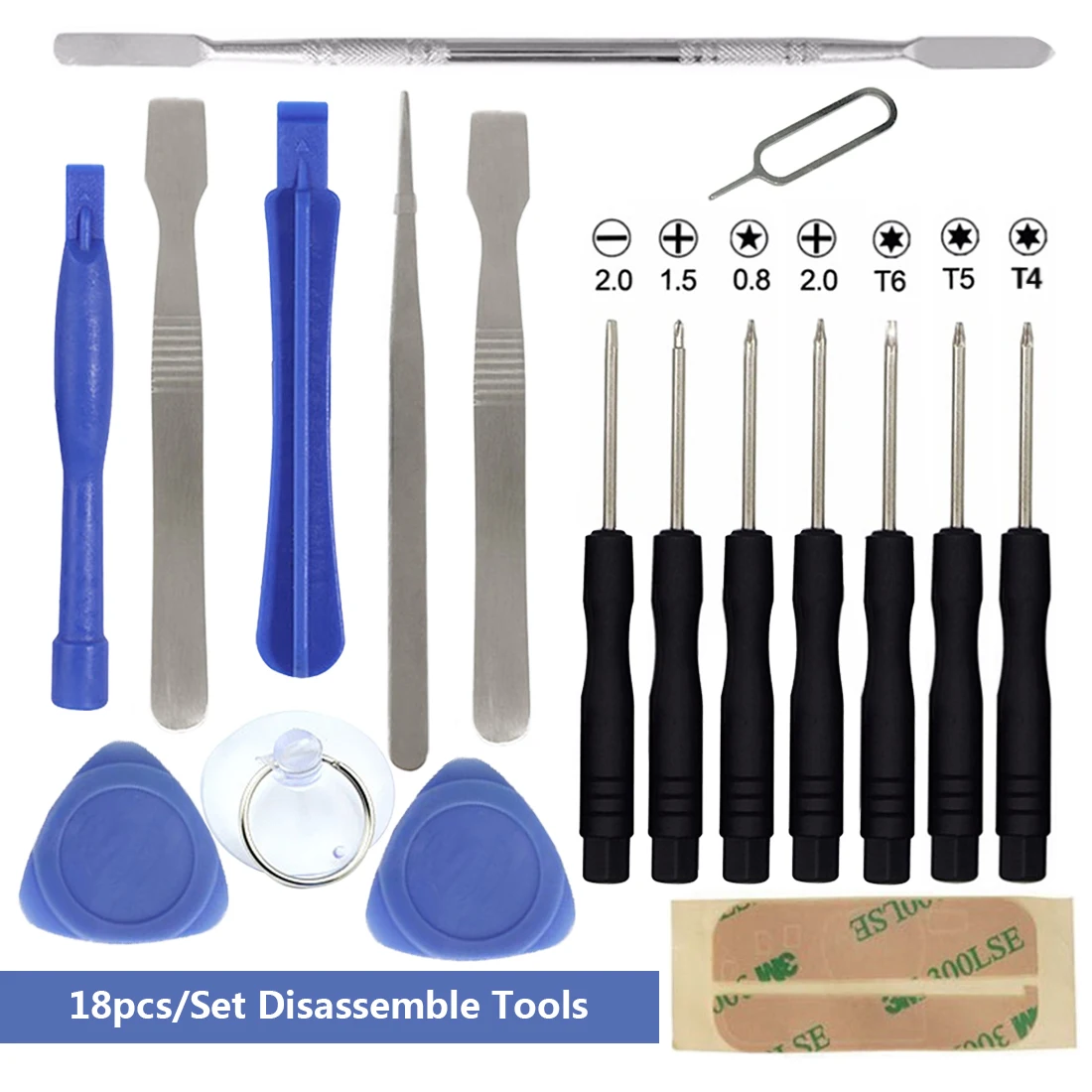 Smartphone Disassemble Screwdriver Set 18 in 1 Smart Mobile Repair Opening Tools Kit For Cell Phone Hand Tools Set
Smartphone Disassemble Screwdriver Set 18 in 1 Smart Mobile Repair Opening Tools Kit For Cell Phone Hand Tools Set