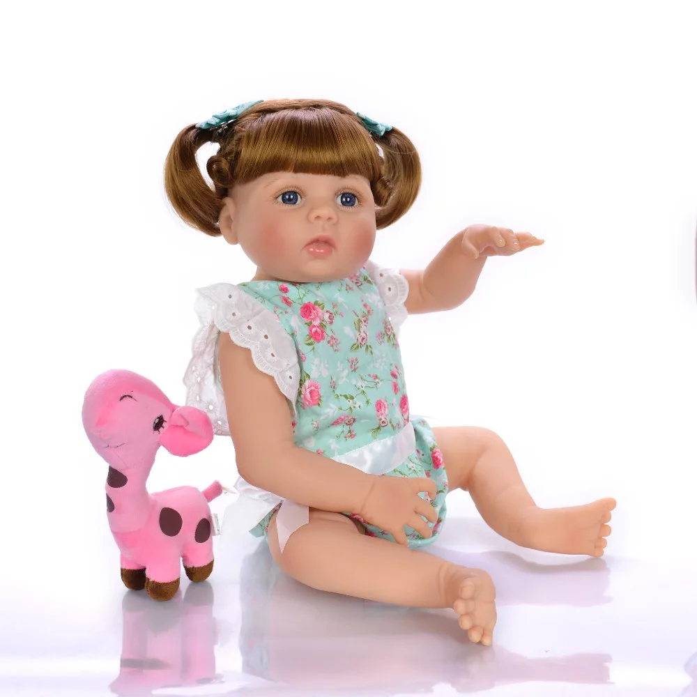 56cm Smooth wig bebes reborn girl dolls toys Realistic silicone reborn toddler baby doll com corpo de Ethnic Doll Kids best gift
56cm Smooth wig bebes reborn girl dolls toys Realistic silicone reborn toddler baby doll com corpo de Ethnic Doll Kids best gift