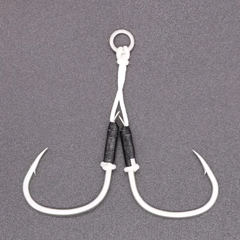 CASTFUN Slow Jig Hook Assist 1Bag High Carbon Steel Hook For Metal Jig With 8 Braided PE line Fishing Accessories
CASTFUN Slow Jig Hook Assist 1Bag High Carbon Steel Hook For Metal Jig With 8 Braided PE line Fishing Accessories