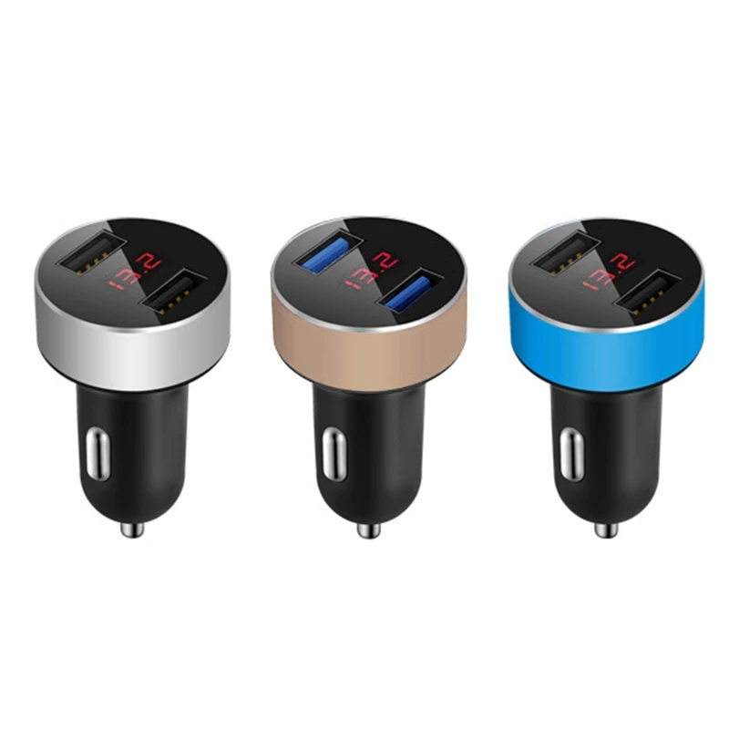 Dual USB Port Digital Red LED Voltage Current Display Car Charger For iPhone 7 Samsung Xiaomi Phone Vehicle Cellphone Charger
Dual USB Port Digital Red LED Voltage Current Display Car Charger For iPhone 7 Samsung Xiaomi Phone Vehicle Cellphone Charger