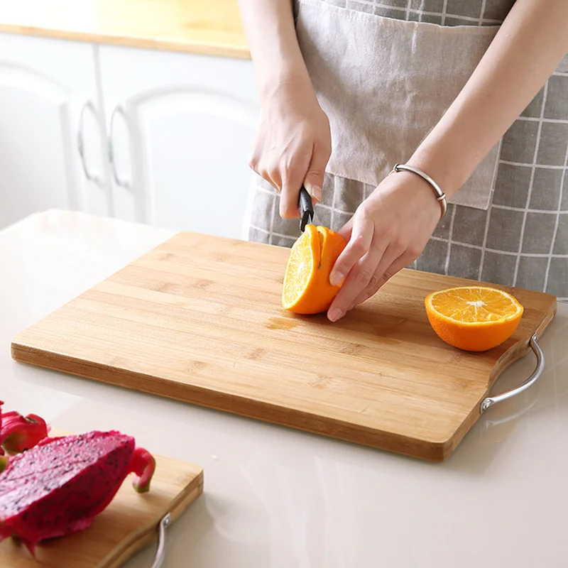 Бамбуковая разделочная доска для кухни деревянная китайские разделочные доски