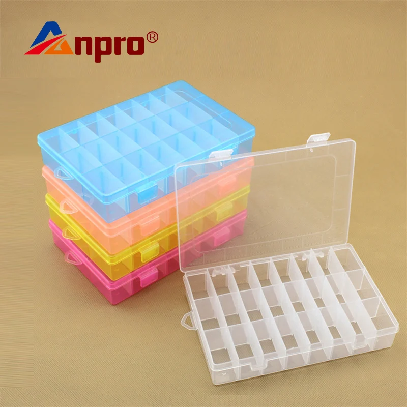 Anpro 24 Grids Jewelry Dividers Organizer Adjustable Clear Plastic Classified Bead Storage Case Fishing Tackle Parts Container
Anpro 24 Grids Jewelry Dividers Organizer Adjustable Clear Plastic Classified Bead Storage Case Fishing Tackle Parts Container