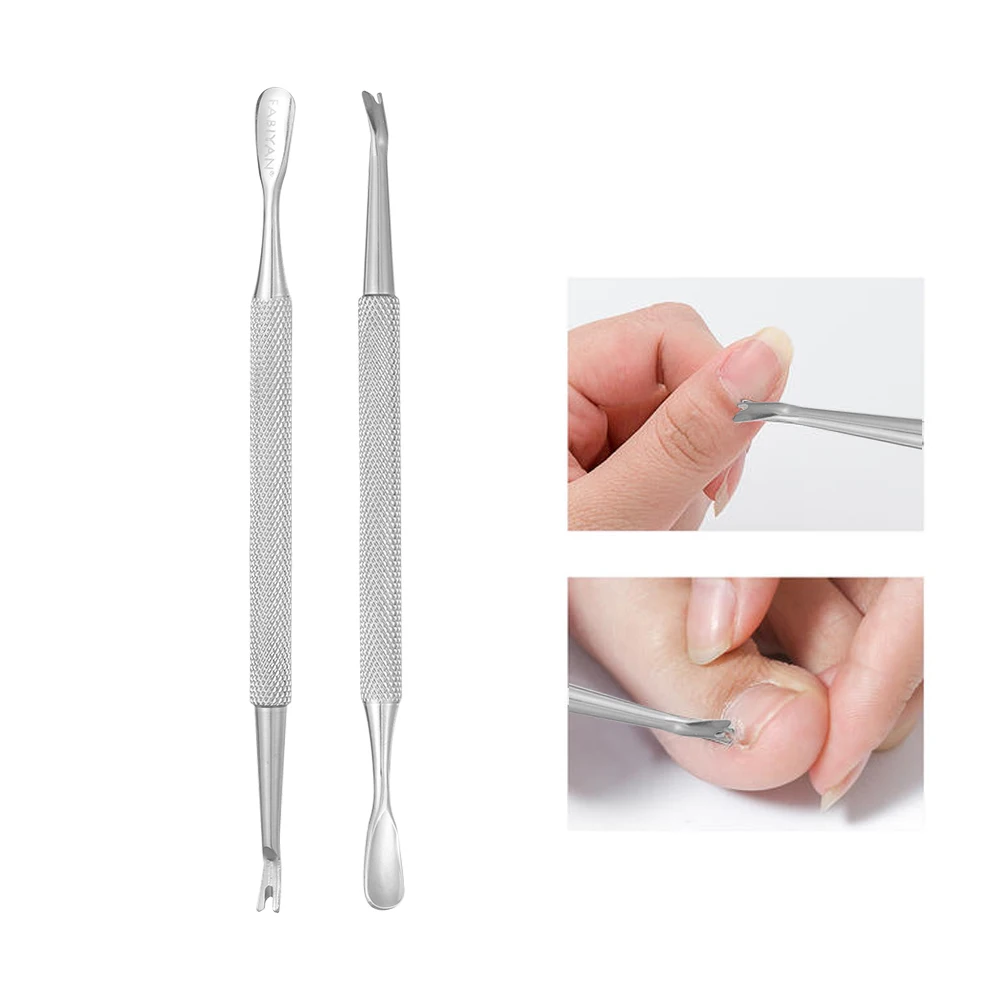 Stainless Steel Cuticle Pusher Remover Spoon Trimmer Metal Double Sided Finger Dead Skin Push Nail Art Manicure Pedicure Tool
Stainless Steel Cuticle Pusher Remover Spoon Trimmer Metal Double Sided Finger Dead Skin Push Nail Art Manicure Pedicure Tool