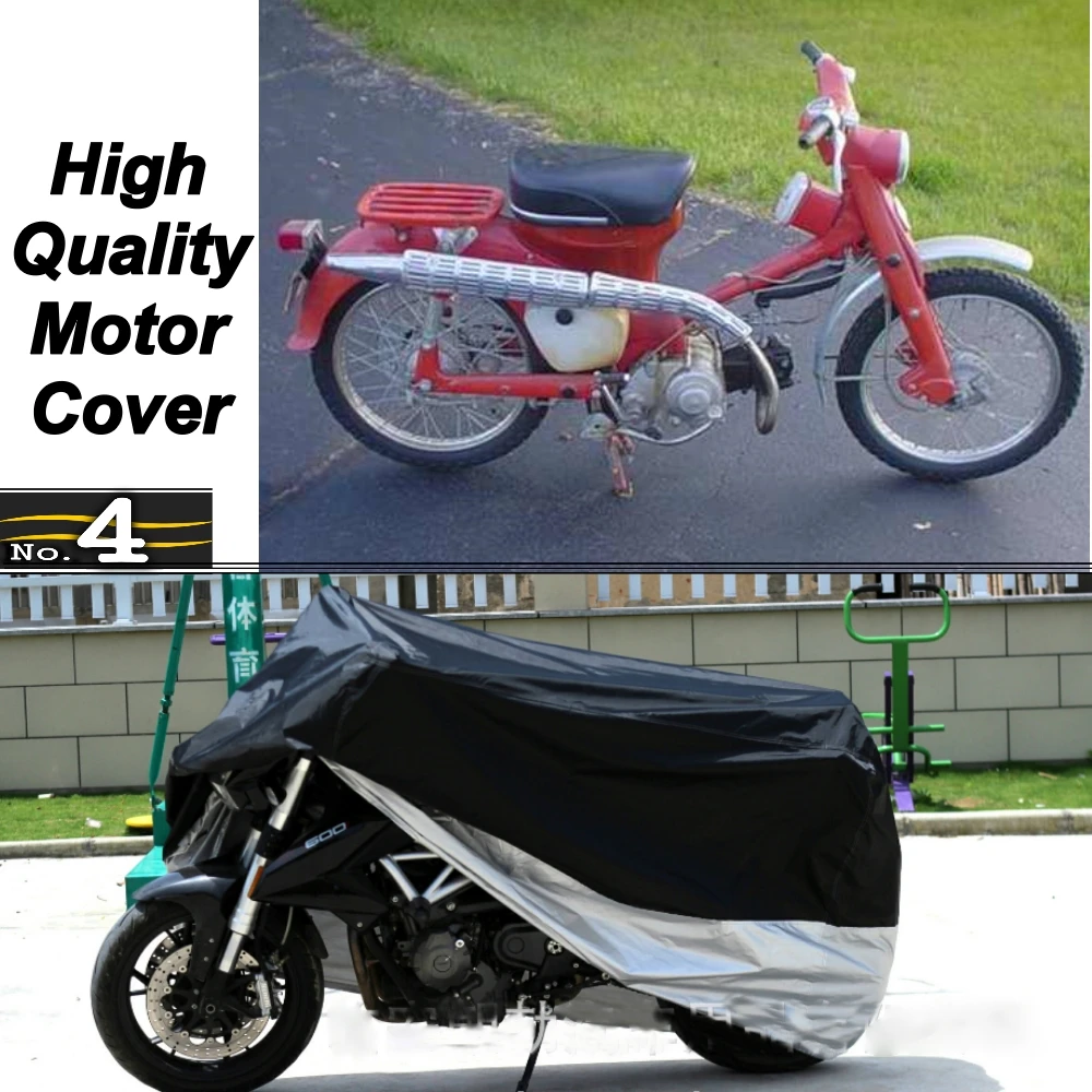 Чехол для мотоцикла Honda CA100T Trail 50, водонепроницаемый, UV / Sun/Dust/чехол для защиты от дождя, изготовлен из полиэфирной тафты
Чехол для мотоцикла Honda CA100T Trail 50, водонепроницаемый, UV / Sun/Dust/чехол для защиты от дождя, изготовлен из полиэфирной тафты