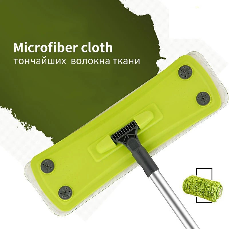 Household Mop Flat Cleaning Mops Floor Washing Window Microfiber Mops Flexible Home Kitchen Bathroom Tools Green Cleaning Mop
Household Mop Flat Cleaning Mops Floor Washing Window Microfiber Mops Flexible Home Kitchen Bathroom Tools Green Cleaning Mop