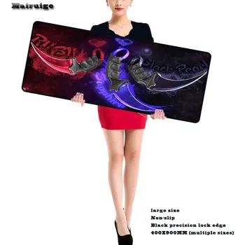 Mairuige Print 900*400*2mm Cs Go Gaming Mouse Pad Notebook Computer Print Locked Edge Non-slip Laptop Rubber Mouse Mat
Mairuige Print 900*400*2mm Cs Go Gaming Mouse Pad Notebook Computer Print Locked Edge Non-slip Laptop Rubber Mouse Mat