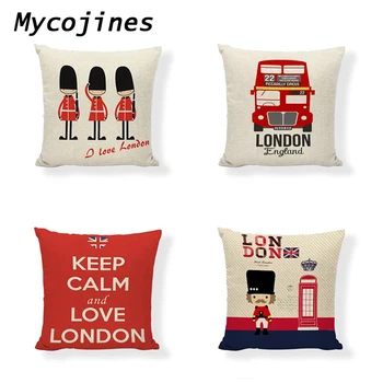 I Love London Decorate Cushion Cover British soldier bus throw pillowcase home living room Car Seat Sofa Chair Decor Pillowcase
I Love London Decorate Cushion Cover British soldier bus throw pillowcase home living room Car Seat Sofa Chair Decor Pillowcase
