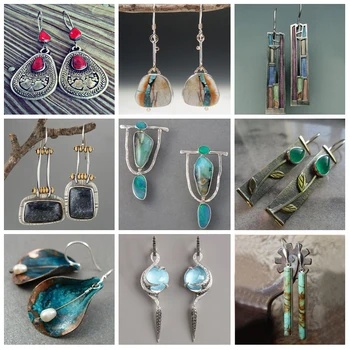 Indian Tribal Personality Hanging Earrings Boho Ethnic Resin Stone Vintage Drop Dangle Earrings 2019 For Women Oorbellen Gift
Indian Tribal Personality Hanging Earrings Boho Ethnic Resin Stone Vintage Drop Dangle Earrings 2019 For Women Oorbellen Gift