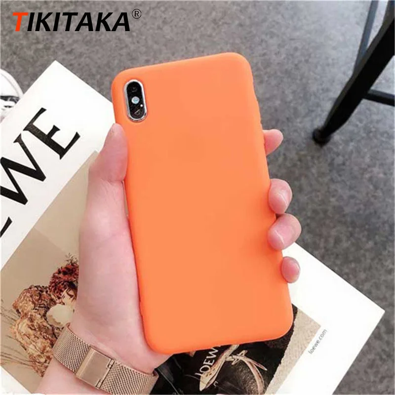 Tikitaka Solid Candy Cases For iPhone 6 6S 7 7 Plus Matte Sample Style Back Cover For iphone8 8 PlusX XS XR XM Shell Phone Case
Tikitaka Solid Candy Cases For iPhone 6 6S 7 7 Plus Matte Sample Style Back Cover For iphone8 8 PlusX XS XR XM Shell Phone Case