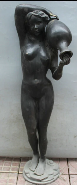 JP S0524 31" Chinese Bronze Stand sexy naked nude beauty belle peri Bottle Vase Statue Discount 35%
JP S0524 31" Chinese Bronze Stand sexy naked nude beauty belle peri Bottle Vase Statue Discount 35%