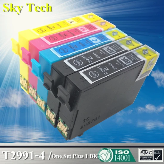 5X Compatible Ink cartridges For T2991 - T2994 , 29XL Suit for Epson XP-235 XP-245 XP-247 XP-332 XP-335 XP-342 printer
5X Compatible Ink cartridges For T2991 - T2994 , 29XL Suit for Epson XP-235 XP-245 XP-247 XP-332 XP-335 XP-342 printer