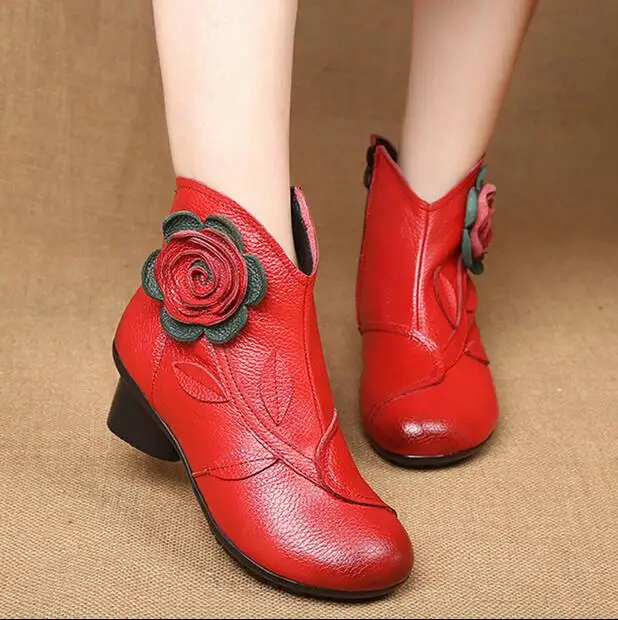 RUSHIMAN Spring autumn single boots Woman Winter comfortable Genuine Leather Ankle Boots female vintage Martin boots
RUSHIMAN Spring autumn single boots Woman Winter comfortable Genuine Leather Ankle Boots female vintage Martin boots