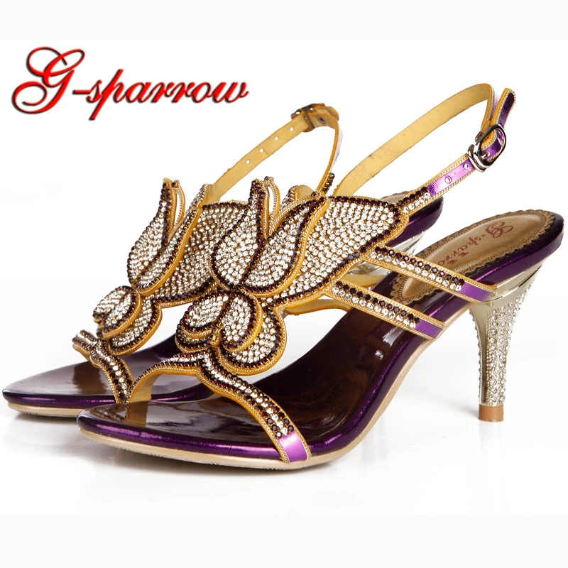 Spring Summer Peep Toe Stiletto Heels Sandals Purple Rhinestone Butterfly Special Event Shoes Plus Size 33-44 Wedding Shoes
Spring Summer Peep Toe Stiletto Heels Sandals Purple Rhinestone Butterfly Special Event Shoes Plus Size 33-44 Wedding Shoes