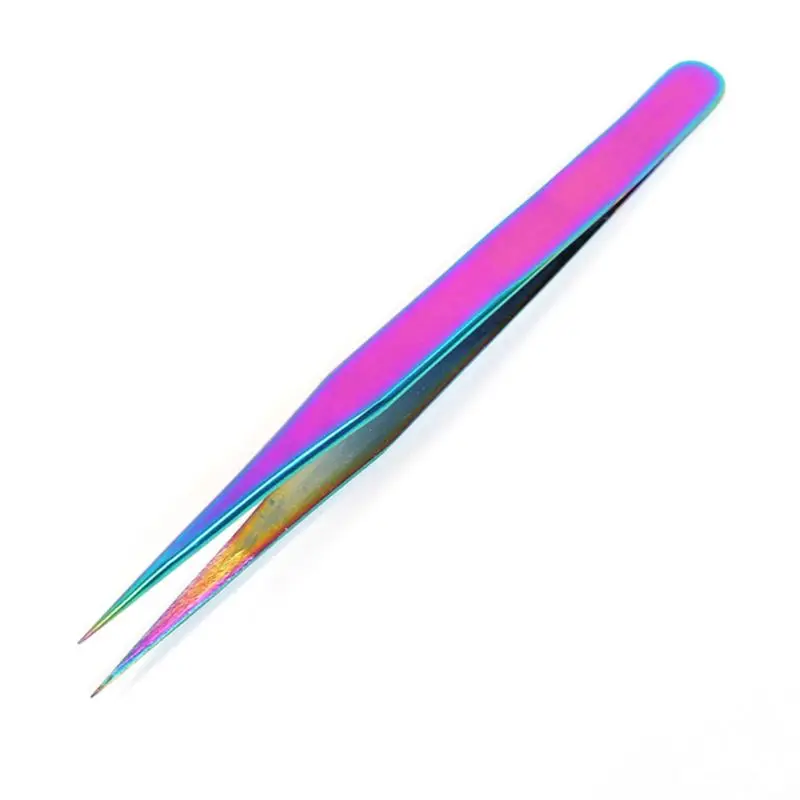 1Pc Stainless Steel Straight Curved Eye Lashes Tweezers Rainbow Colored False Fake Eyelash Extension Nippers Pointed Clip Profes
1Pc Stainless Steel Straight Curved Eye Lashes Tweezers Rainbow Colored False Fake Eyelash Extension Nippers Pointed Clip Profes