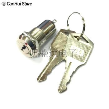 1PCS 12MM elephone Lock S1204-135 Metal Key Switch Electronic Lock Power Lock Safety key switch 12*29 MM 2PIN 0.5A 250VAC ON/OFF
1PCS 12MM elephone Lock S1204-135 Metal Key Switch Electronic Lock Power Lock Safety key switch 12*29 MM 2PIN 0.5A 250VAC ON/OFF