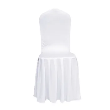 50pcs/Lot White Pleated Big Skirting Decoration Lycra Chair Covers For Wedding Events Hotel
50pcs/Lot White Pleated Big Skirting Decoration Lycra Chair Covers For Wedding Events Hotel