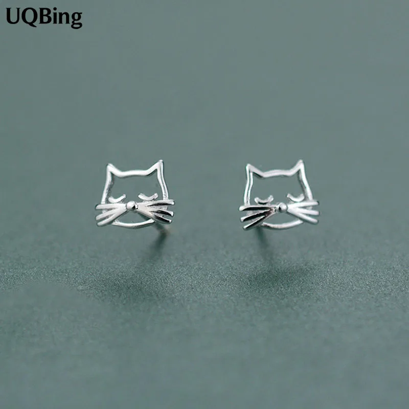Fashion 925 Sterling Silver Cat Stud Earrings Jewelry Pendientes Brincos Drop Shipping
Fashion 925 Sterling Silver Cat Stud Earrings Jewelry Pendientes Brincos Drop Shipping