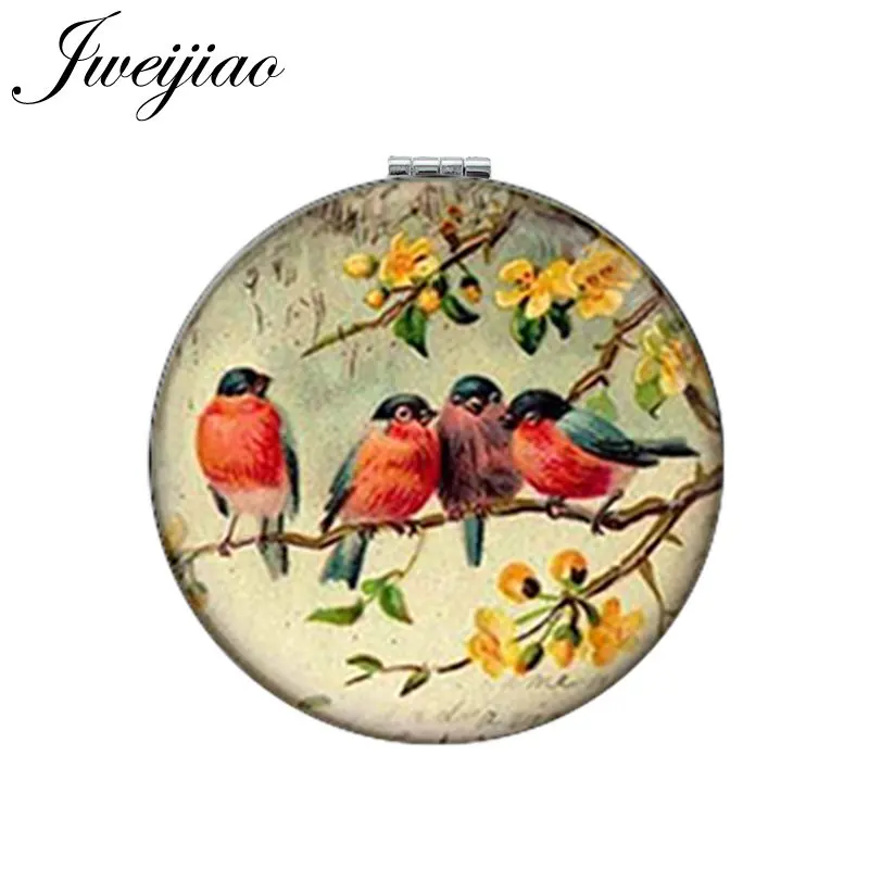 JWEIJIAO Art Picture Birds On Branch Round Makeup Mirror PU Leather Mini Folding Compact 1X/2X Magnifying Lay's Pocket Mirror
JWEIJIAO Art Picture Birds On Branch Round Makeup Mirror PU Leather Mini Folding Compact 1X/2X Magnifying Lay's Pocket Mirror