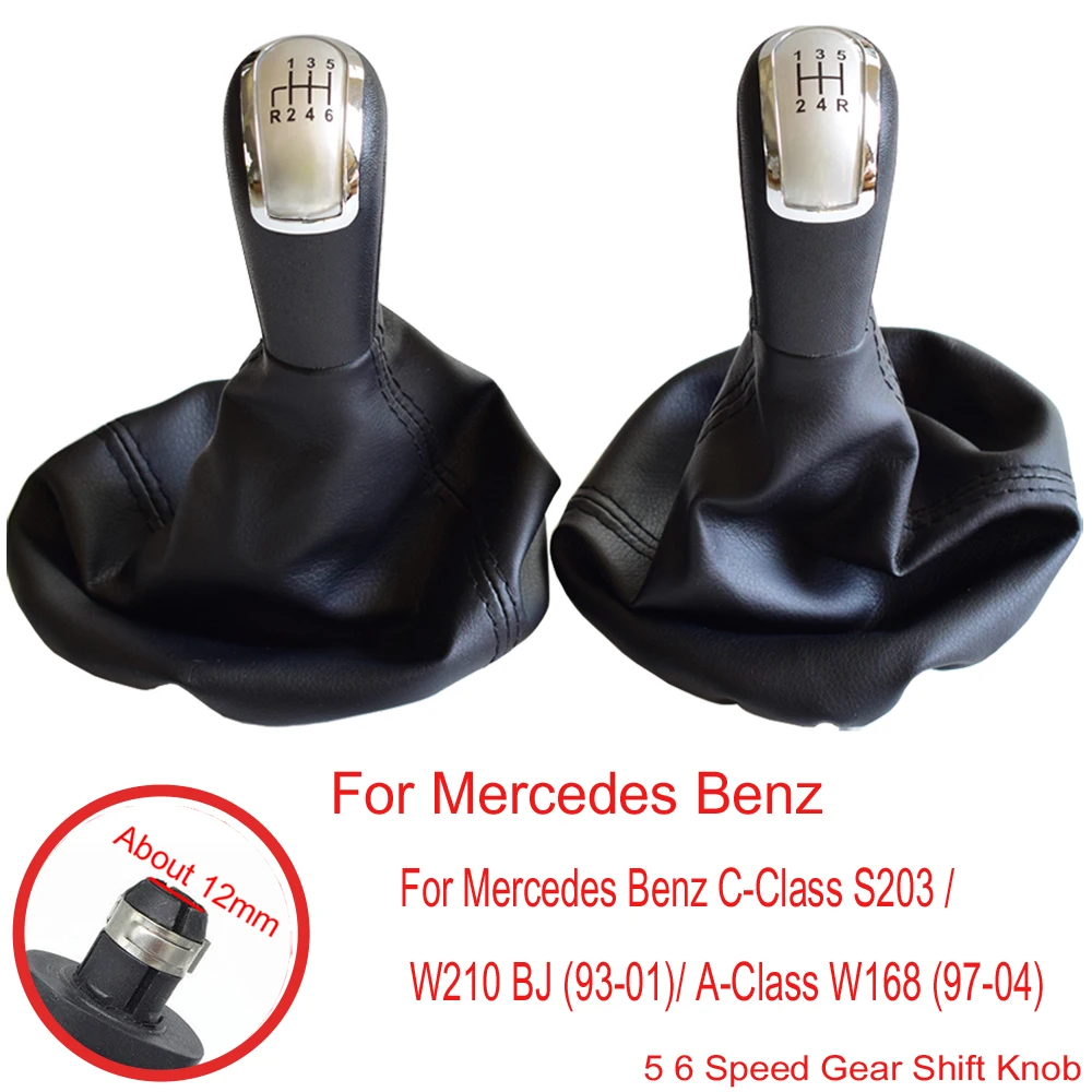 Manual Car Gear Stick Knob Lever Shifter Boots 5 6 Speed For Mercedes Benz C-Class S203/W210 W202 BJ(93-01)/A-Class W168 (97-04)
Manual Car Gear Stick Knob Lever Shifter Boots 5 6 Speed For Mercedes Benz C-Class S203/W210 W202 BJ(93-01)/A-Class W168 (97-04)