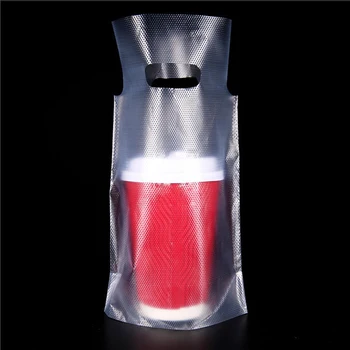 100Pcs/lot Single Cup Plastic Package Bag with Handle Drinking Bottle Carrier Packing Pouch Beverage Clear Take Out Pack Bag 
100Pcs/lot Single Cup Plastic Package Bag with Handle Drinking Bottle Carrier Packing Pouch Beverage Clear Take Out Pack Bag