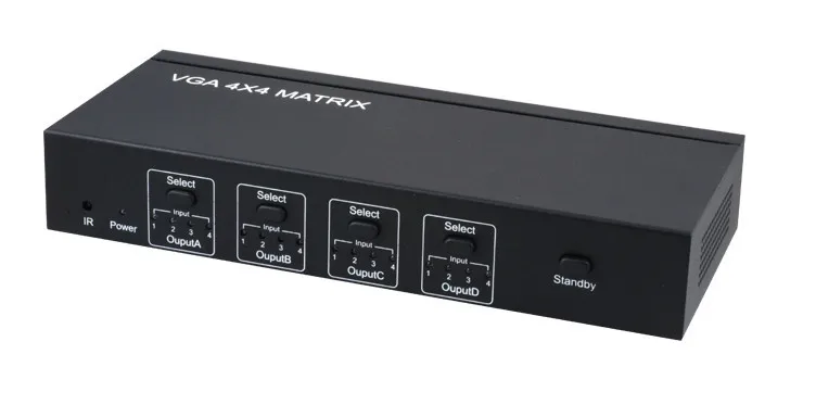 FMUSER CE-LINK VGA matrix into four into four 4x4 with audio remote control switch DHL free shipping
FMUSER CE-LINK VGA matrix into four into four 4x4 with audio remote control switch DHL free shipping