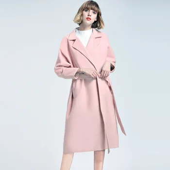 Autumn Winter New Long Woolen Coat Women Lapel Tie Elastic Waist Thicken Ladies Jacket Large Size Fashion Outerwear Coats NO903
Autumn Winter New Long Woolen Coat Women Lapel Tie Elastic Waist Thicken Ladies Jacket Large Size Fashion Outerwear Coats NO903