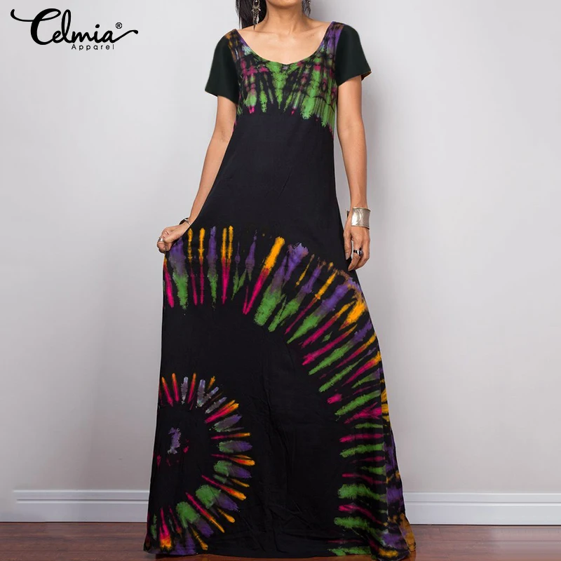 Women O neck Short Sleeve Vintage Print Dress Kaftan Celmia 2019 Summer Beach Sundress Casual Loose Long Shirt Robe Plus Size
Women O neck Short Sleeve Vintage Print Dress Kaftan Celmia 2019 Summer Beach Sundress Casual Loose Long Shirt Robe Plus Size