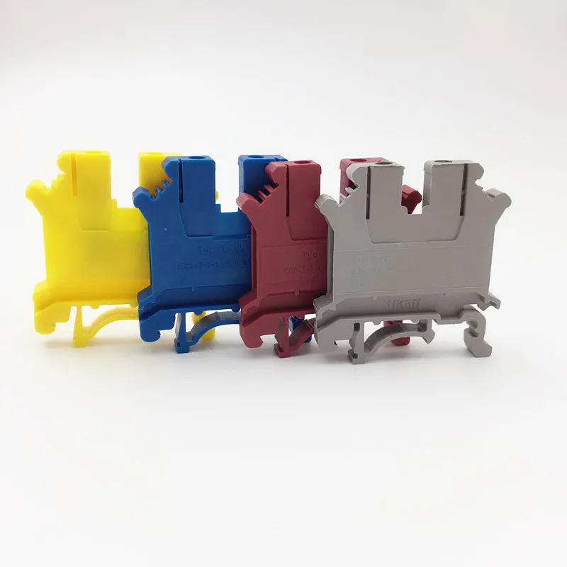 20PCS Blue/yellow/gery/red color Terminal blocks UK5N DIN rail Wiring board connector terminals 4mm square voltage copper part
20PCS Blue/yellow/gery/red color Terminal blocks UK5N DIN rail Wiring board connector terminals 4mm square voltage copper part