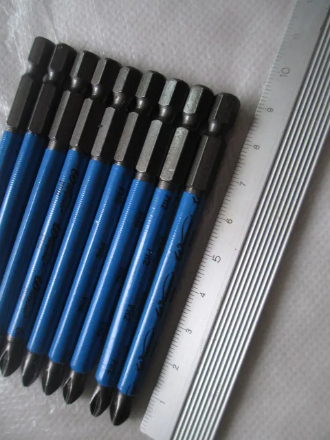Fixmee высокого качества 10 шт. 1/4 "Шестигранным хвостовиком магнитные Совет PH2 Phillips Отвёртки Биты Набор Комплект 90 мм
Fixmee высокого качества 10 шт. 1/4 "Шестигранным хвостовиком магнитные Совет PH2 Phillips Отвёртки Биты Набор Комплект 90 мм
