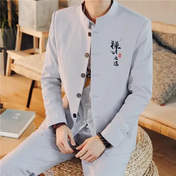 Spring 2020 printed suit young men's fashion collar west clothing characters printed two piece suit
Spring 2020 printed suit young men's fashion collar west clothing characters printed two piece suit
