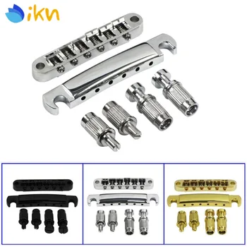 New Set of Zinc Alloy Tune-o-Matic Bridge/Tailpiece For Electric Guitar Bridge LP Guitar Parts Chrome/Black Choose
New Set of Zinc Alloy Tune-o-Matic Bridge/Tailpiece For Electric Guitar Bridge LP Guitar Parts Chrome/Black Choose