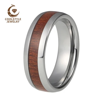 6mm Tungsten Carbide Ring For Women Men Natural Koa Wood Inlay Comfort Fit Wedding Band Comfort fit
6mm Tungsten Carbide Ring For Women Men Natural Koa Wood Inlay Comfort Fit Wedding Band Comfort fit