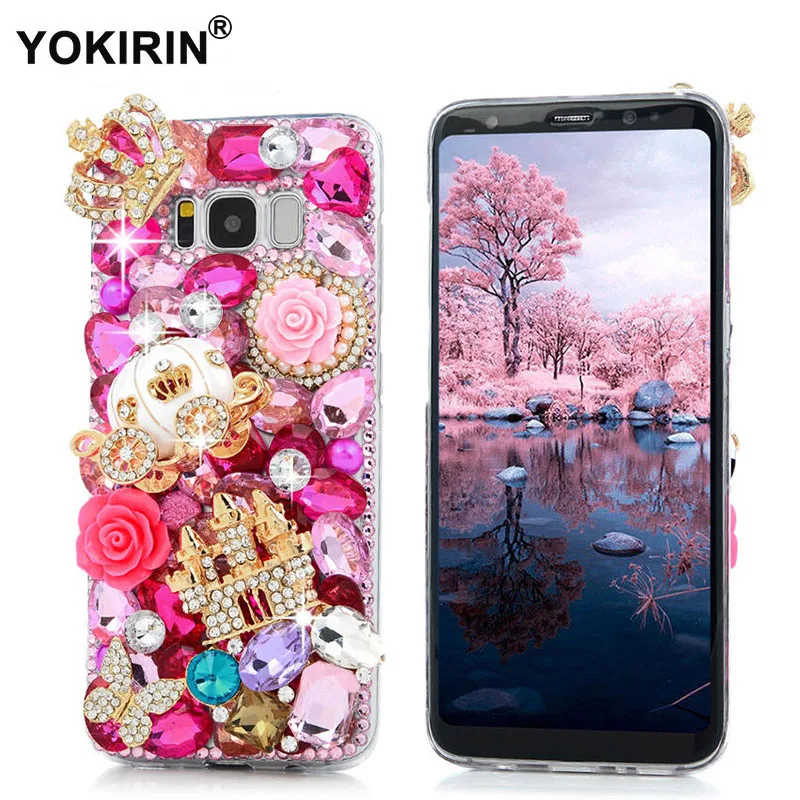 YOKIRIN 3D Bling Diamond Capa Transparent Funda Back Cover Hard PC Rhinestone Phone Case For Samsung Galaxy S8 / S8 Plus
YOKIRIN 3D Bling Diamond Capa Transparent Funda Back Cover Hard PC Rhinestone Phone Case For Samsung Galaxy S8 / S8 Plus