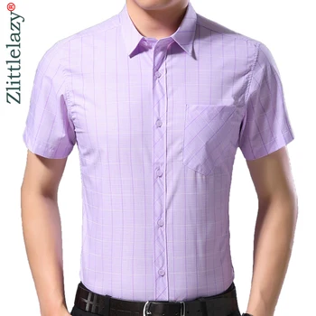 2019 brand casual pocket summer plaid short sleeve slim fit men shirt streetwear social dress shirts mens fashions jersey 32504
2019 brand casual pocket summer plaid short sleeve slim fit men shirt streetwear social dress shirts mens fashions jersey 32504