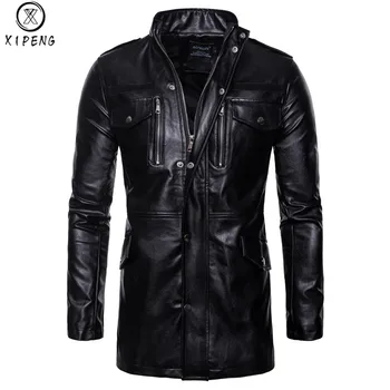 Longline Motorcycle Biker Jacket Men 2018 Autumn New Faux Leather Jackets Coats Men Moto Zipper Jacket Chaqueta Cuero Hombre 5XL
Longline Motorcycle Biker Jacket Men 2018 Autumn New Faux Leather Jackets Coats Men Moto Zipper Jacket Chaqueta Cuero Hombre 5XL