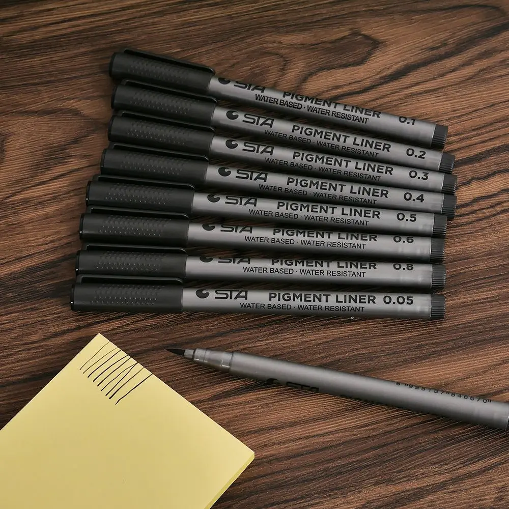 Limit shows Art Marker Pen Different Tip Sizes Black Pigment Liner Water Based for Drawing Painting Handwriting
Limit shows Art Marker Pen Different Tip Sizes Black Pigment Liner Water Based for Drawing Painting Handwriting